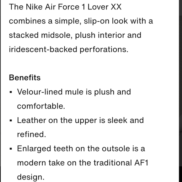 "NEW" Nike Air Force 1 Lover XX Women's 8 Off White/Light Silver - Picture 6 of 6